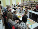 Warsztaty prowadzone przez bajarki Łowcy Słów dla uczniów klasy 2 ZSOiT