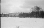 Ustka zimą na starej fotografii