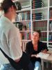 Dwie osoby w Bibliotece