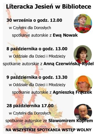 Literacka Jesień w Bibliotece