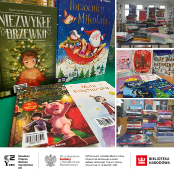 Infografika - kolarz zdjęć książek