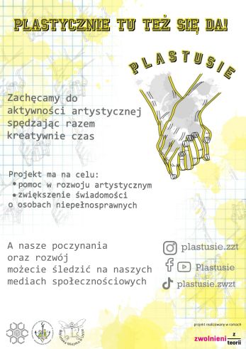 infografika promujaca projekt Plastusie