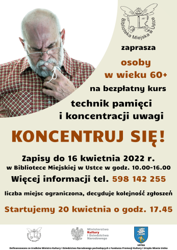 infografika do kursu koncentracji uwagi i technik pamięci