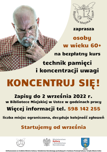 infografika do kursu koncentracji uwagi i technik pamięci