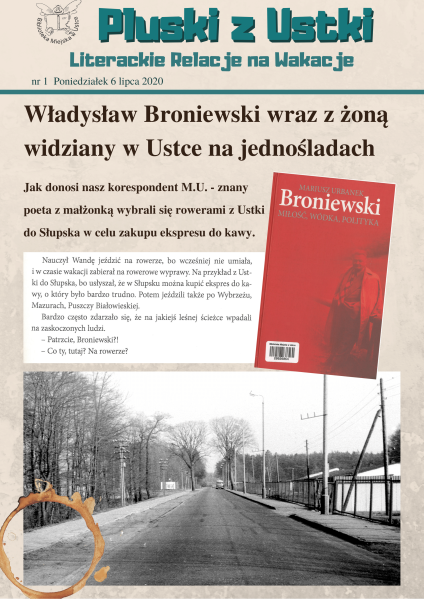 Pluski z Ustki - wakacyjny periodyk w formacie png