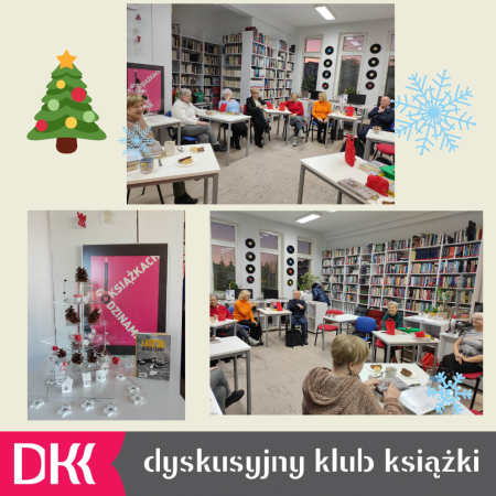 Zdjęcie przedstawia ludzi w bibliotece