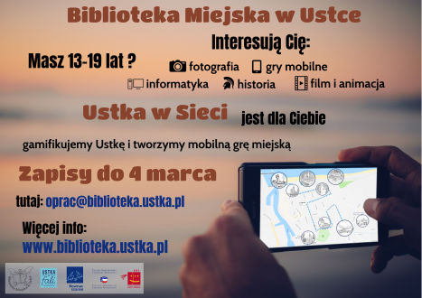 Ustka w Sieci - plakat