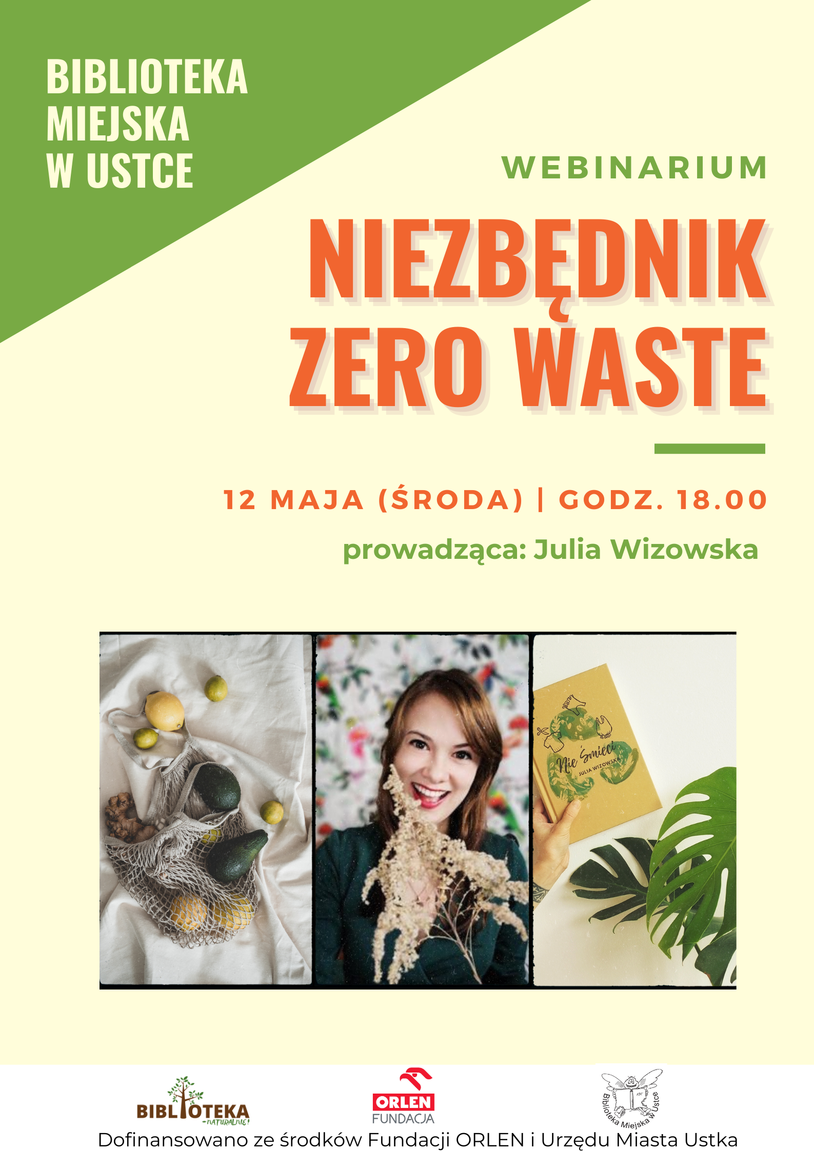 Plakat odnosnie webinarium z Julia Wizowska