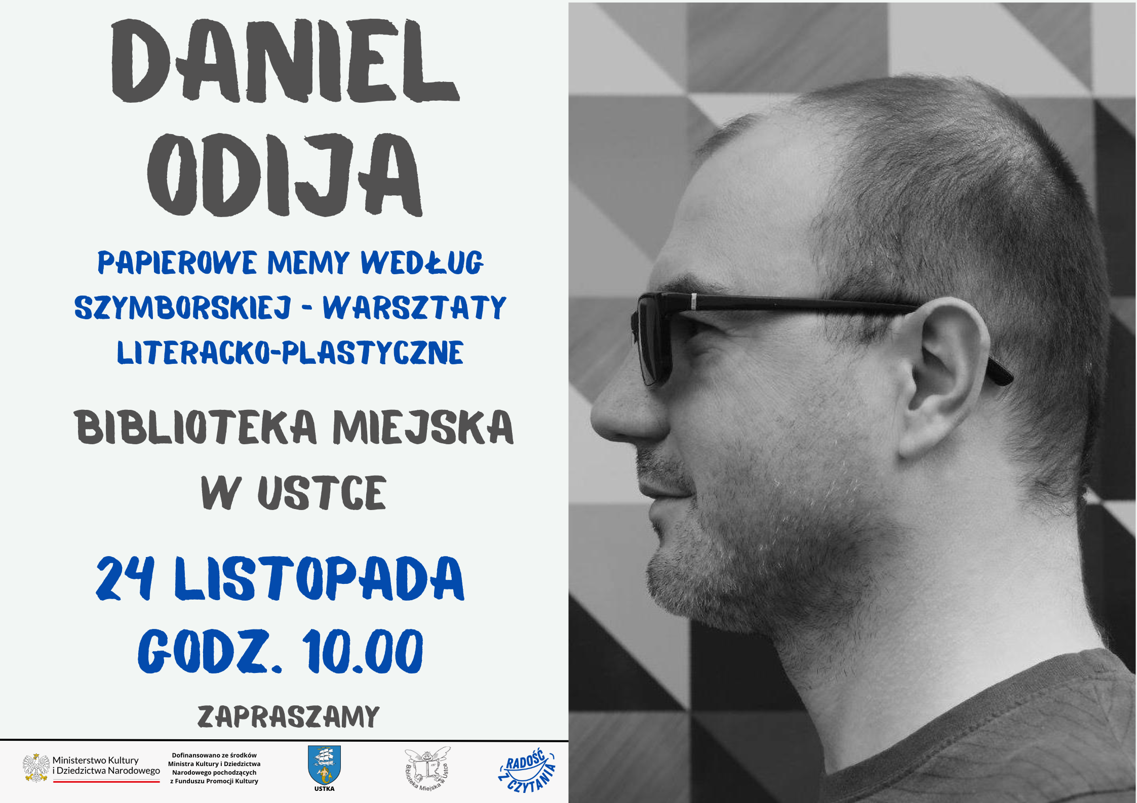 Zdjęcie przedstawia ludzi w bibliotece